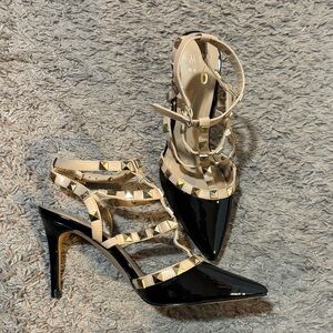 Womens studded heels